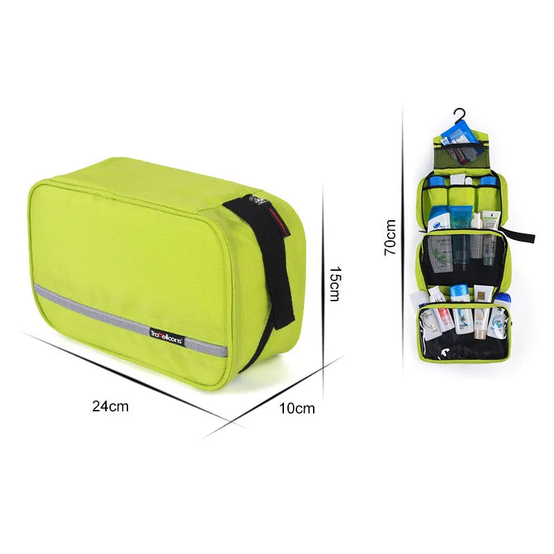 Premium Hanging Travel Toiletry Organizer – Waterproof Cosmetic Bag