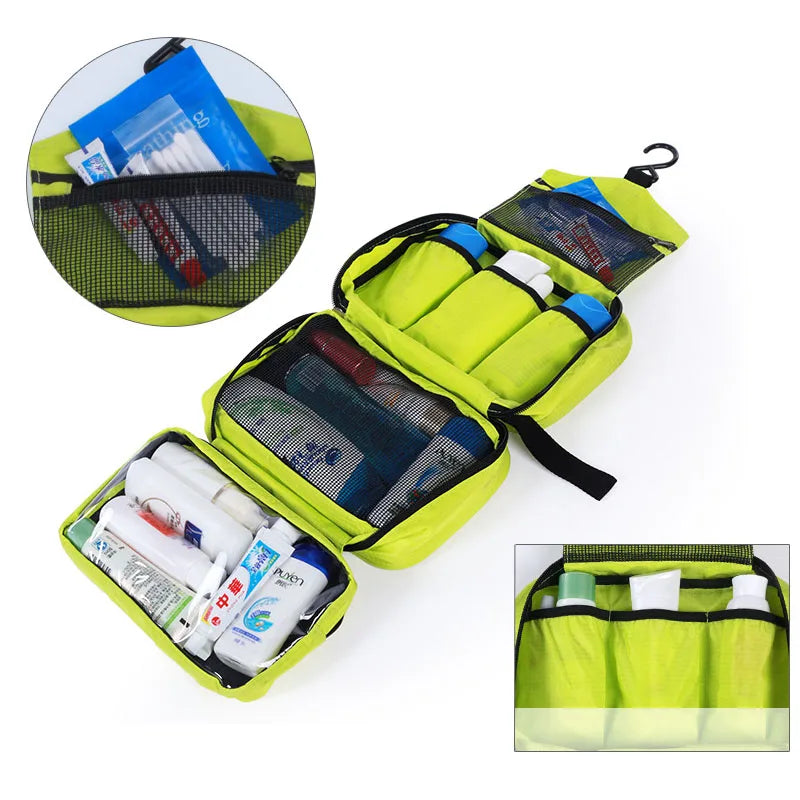 Premium Hanging Travel Toiletry Organizer – Waterproof Cosmetic Bag