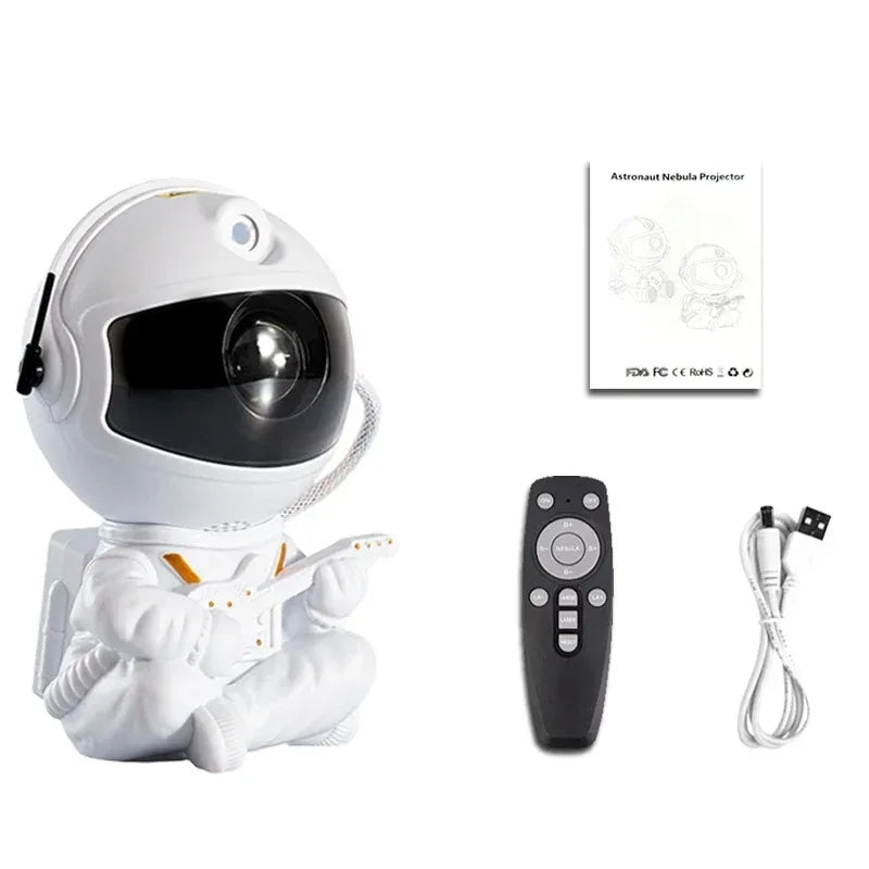 Astronaut Galaxy Star Projector – Night Light for Bedroom & Home Decor