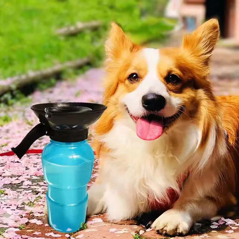 Portable Pet Water Bottle – Leakproof Dog Travel Water Dispenser (500ml)