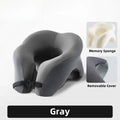 Memory Foam Travel Neck Pillow | Ergonomic Airplane Travel Pillow