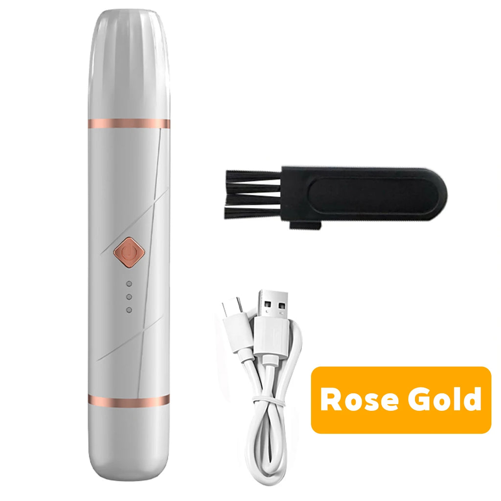Safe and easy grooming tool for trimming pet hair and smoothing nails at home.