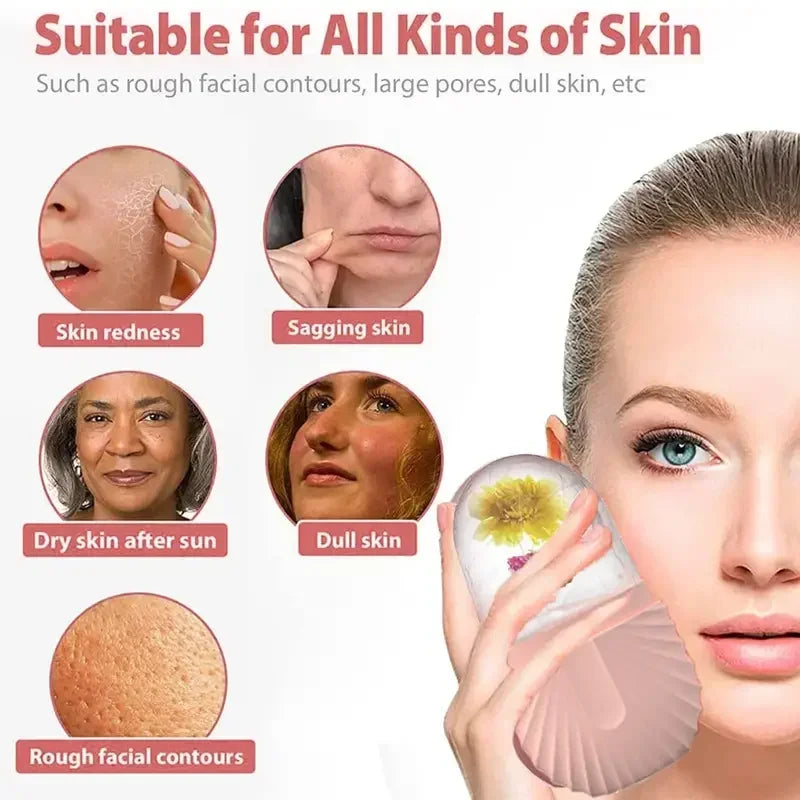 Facial Ice Roller – Cooling Skin Care & Puffiness Relief Tool