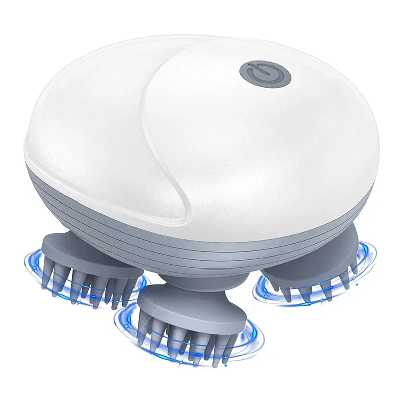 Electric Scalp Massager – Waterproof Hair & Head Massage Device