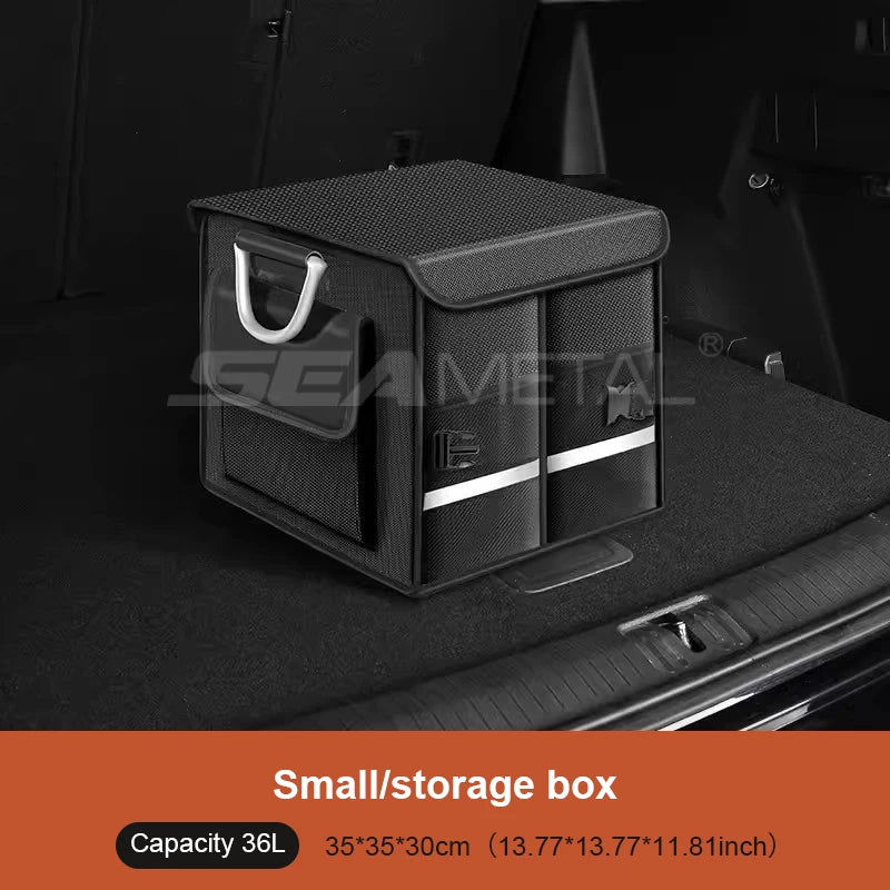 Premium Foldable Car Trunk Organizer – Large Capacity Waterproof Storage Box