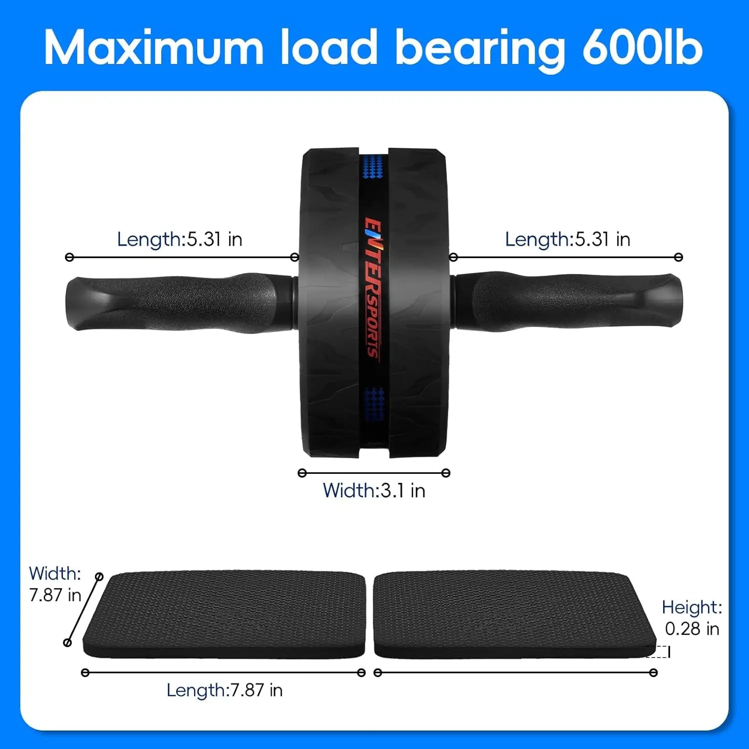 Ab Roller Wheel – Premium Double Wheel Core Strength Training Kit