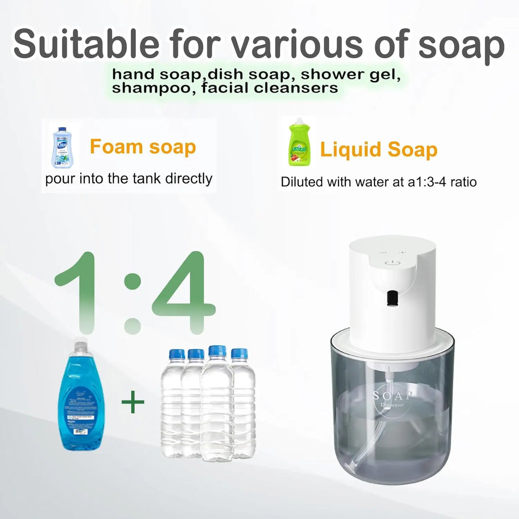 Automatic Touchless Soap Dispenser – Adjustable Infrared Sensor Foaming Soap Dispenser