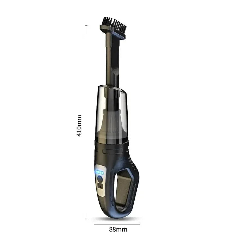 120W Portable Car Vacuum Cleaner – Handheld Cordless Mini Vacuum for Car, Home & Office