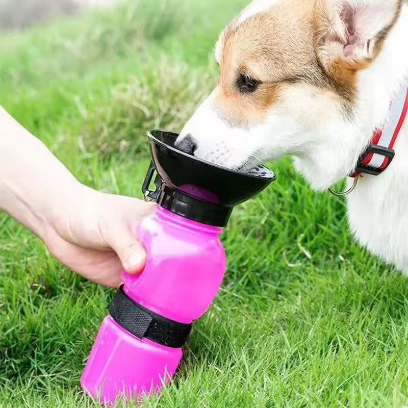 Portable Pet Water Bottle – Leakproof Dog Travel Water Dispenser (500ml)