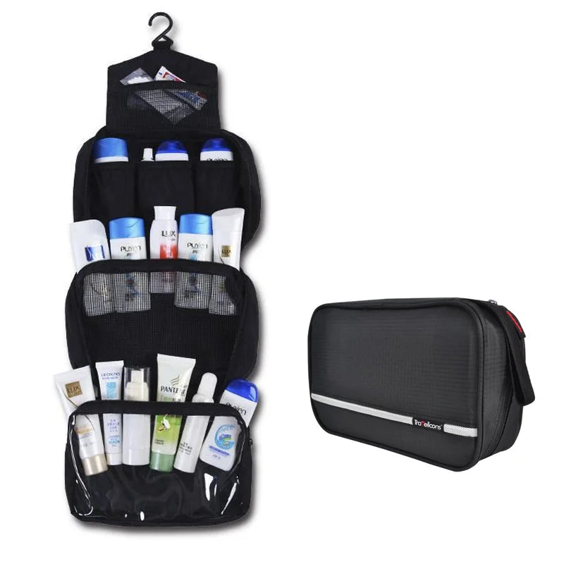 Premium Hanging Travel Toiletry Organizer – Waterproof Cosmetic Bag