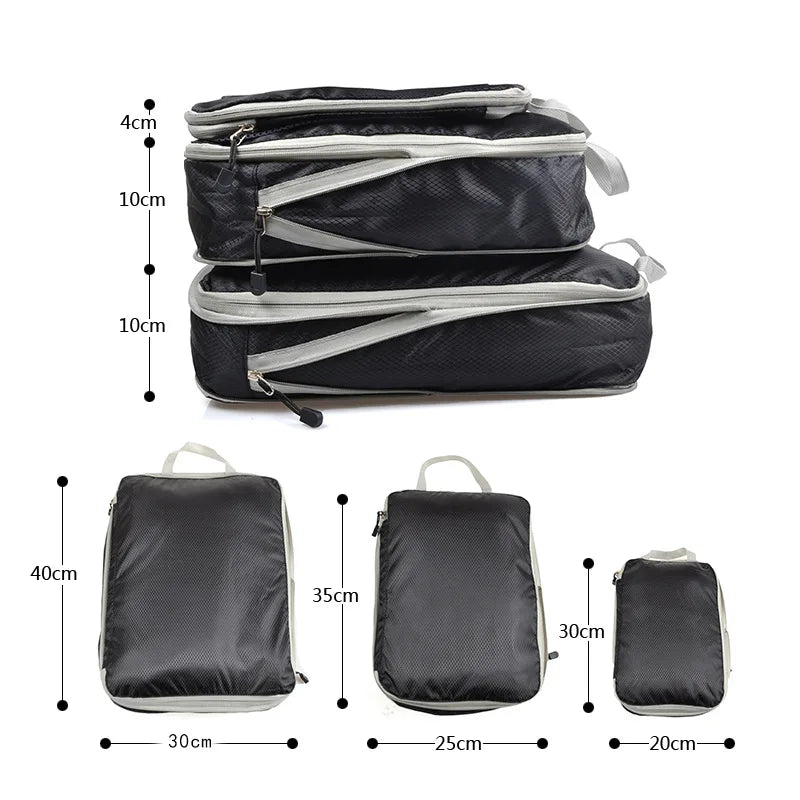 Premium Travel Packing Cubes – Luggage Organizer Set