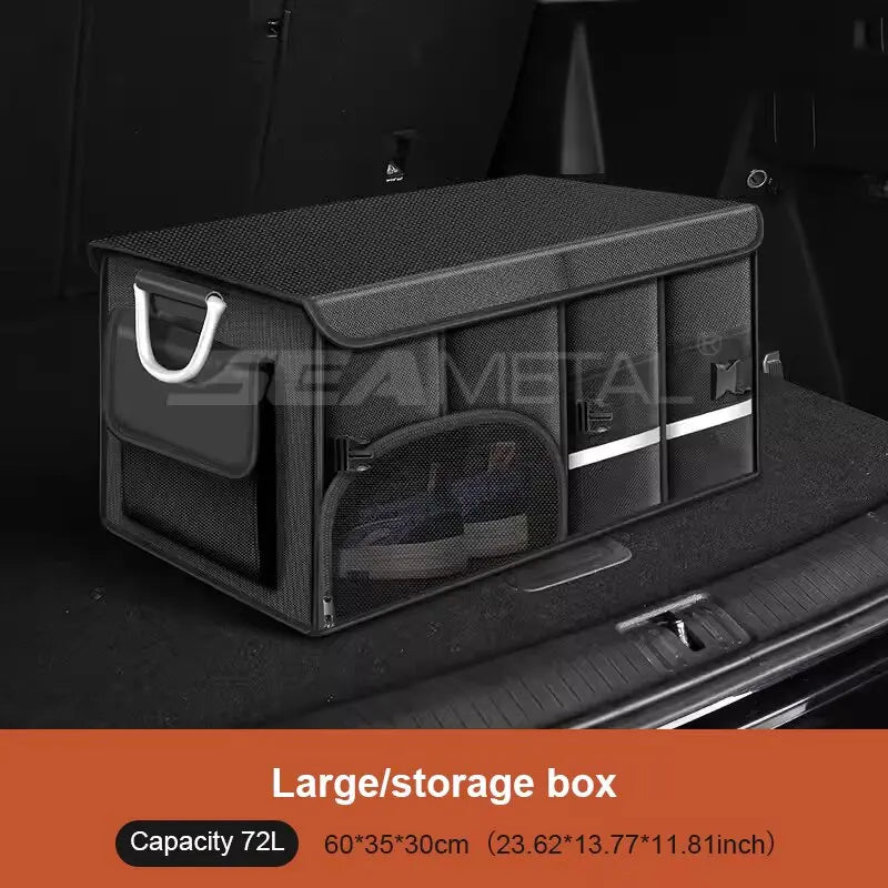 Premium Foldable Car Trunk Organizer – Large Capacity Waterproof Storage Box