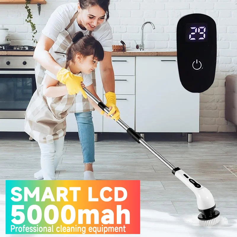 Electric Cleaning Brush – Rechargeable Spin Scrubber