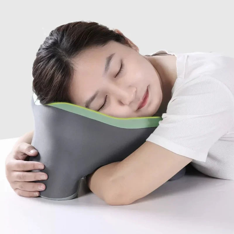 Memory Foam Travel Neck Pillow | Ergonomic Airplane Travel Pillow