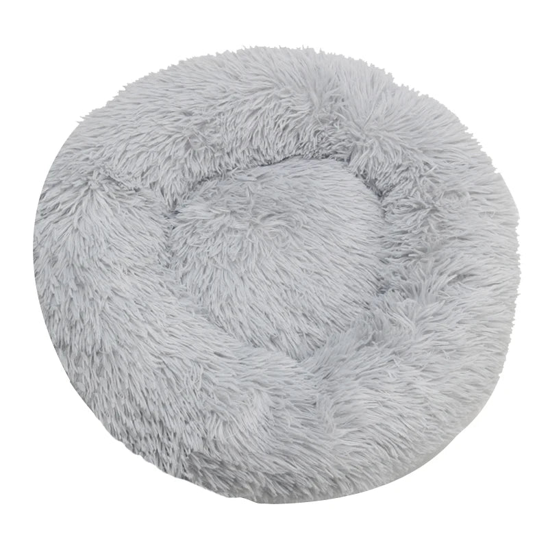 Calming Donut Dog Bed | Soft Plush Anti-Anxiety Pet Bed