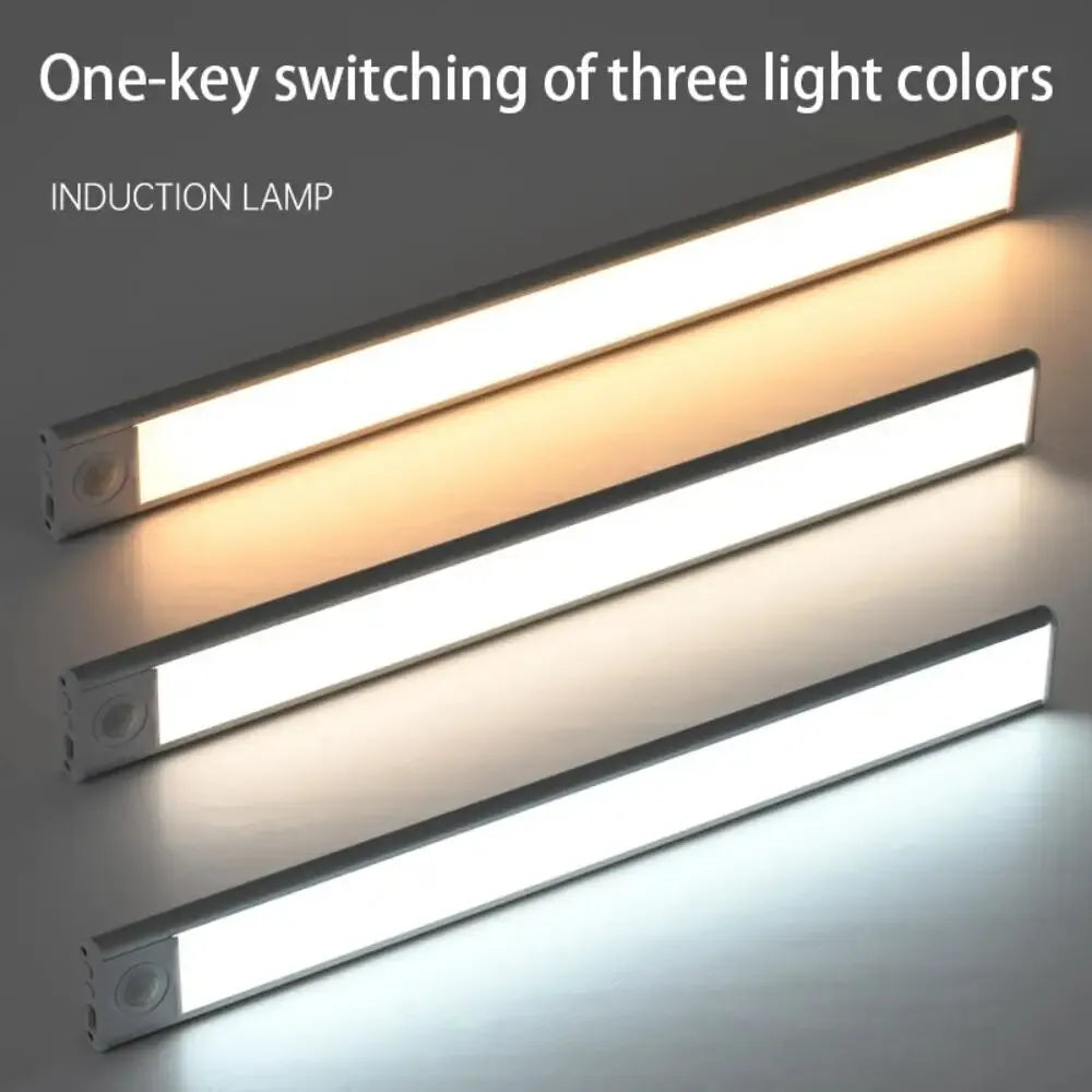 Motion Sensor LED Cabinet Light – Wireless Rechargeable Night Light