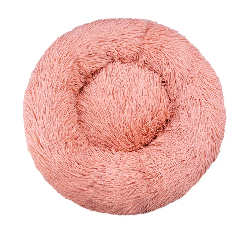Calming Donut Dog Bed | Soft Plush Anti-Anxiety Pet Bed