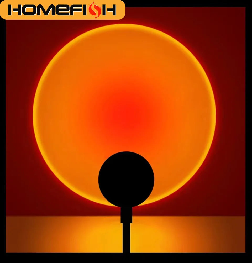 Sunset Projection Lamp – Aesthetic LED Room Decor Light