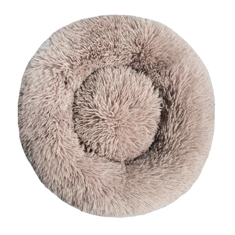 Calming Donut Dog Bed | Soft Plush Anti-Anxiety Pet Bed