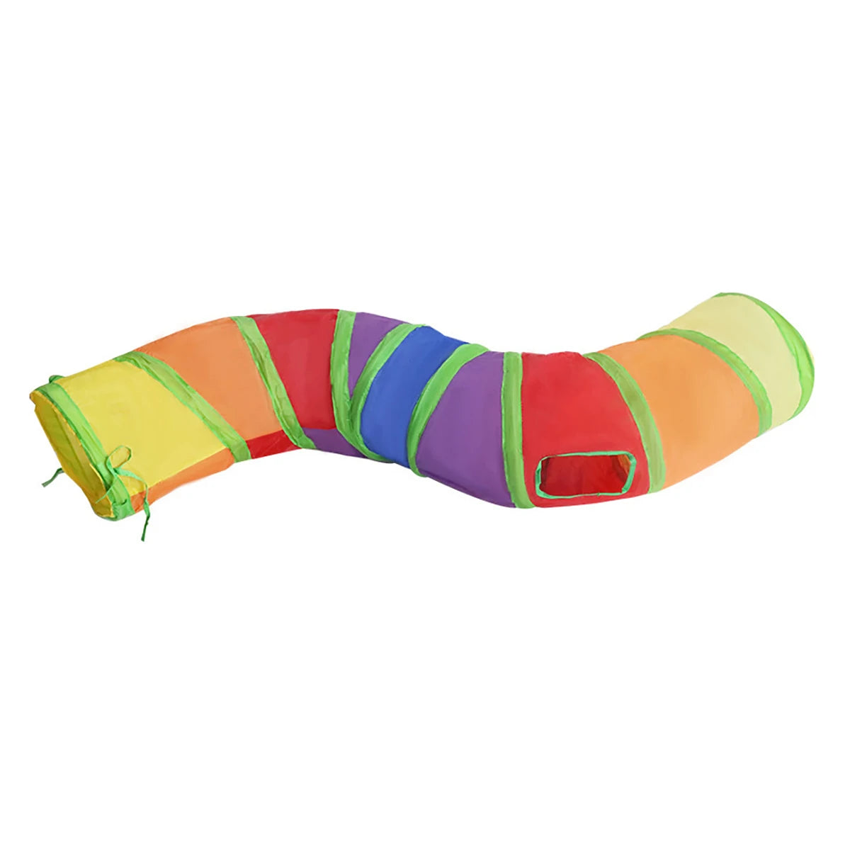 Foldable Pet Play Tunnel – Interactive Cat & Small Dog Toy Tube