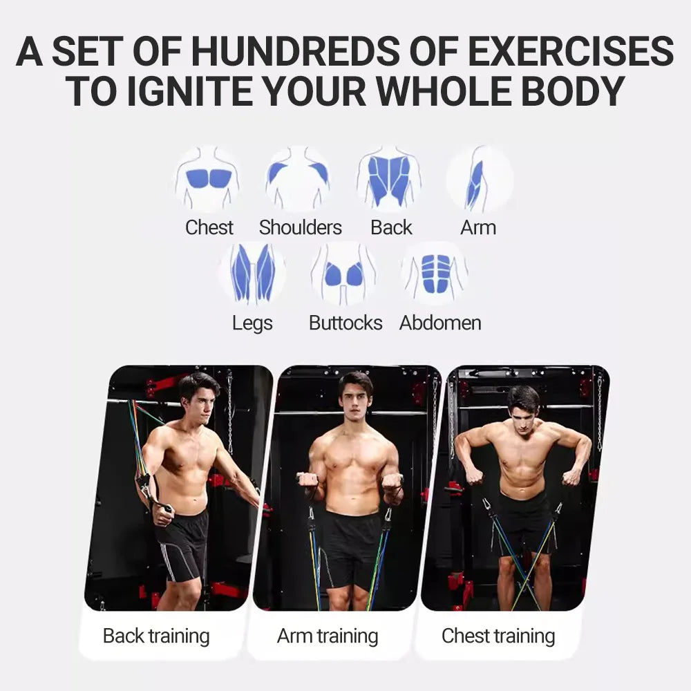 Resistance Bands Workout Set – Portable Home Gym Training Kit