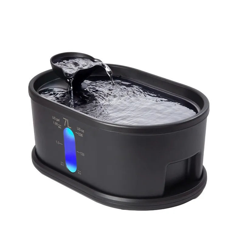 7L Ultra-Quiet Pet Water Fountain – Automatic Dog & Cat Drinking Fountain with 5-Layer Filter