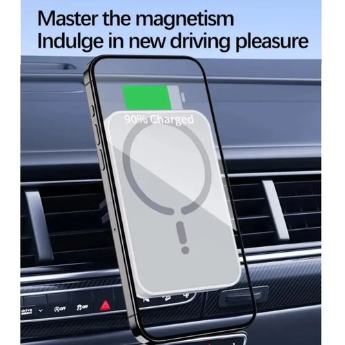30W Magnetic Wireless Car Charger – Fast Charging Phone Mount