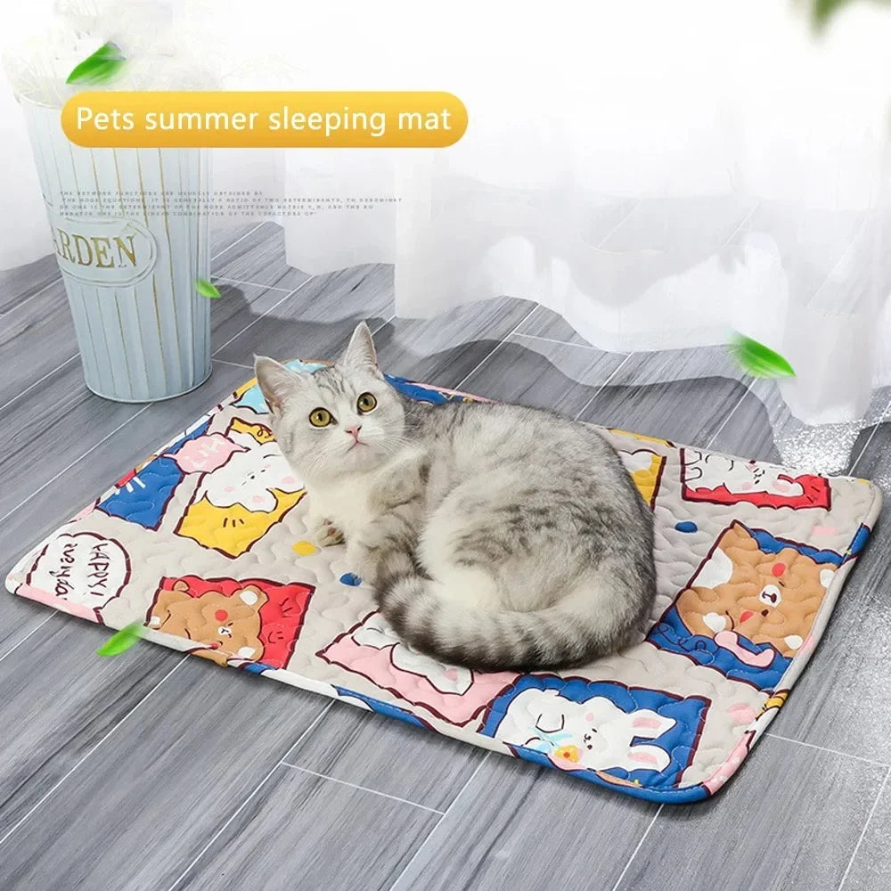 Cooling Pet Mat – Summer Ice Cooling Bed for Dogs & Cats