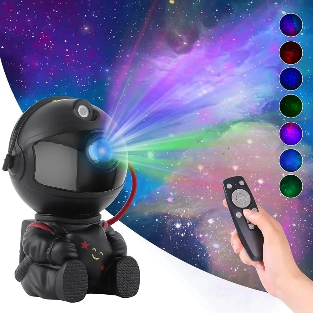 Astronaut Galaxy Star Projector – Night Light for Bedroom & Home Decor