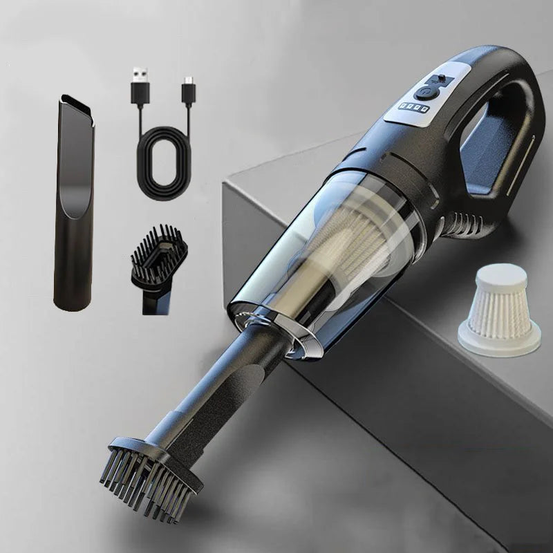120W Portable Car Vacuum Cleaner – Handheld Cordless Mini Vacuum for Car, Home & Office