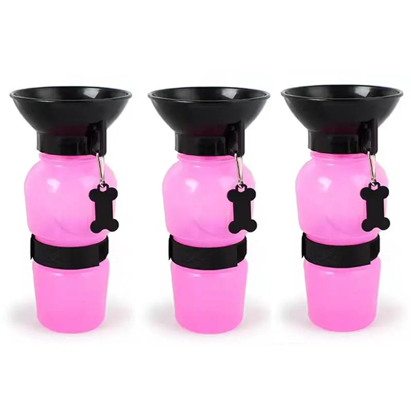 Portable Pet Water Bottle – Leakproof Dog Travel Water Dispenser (500ml)