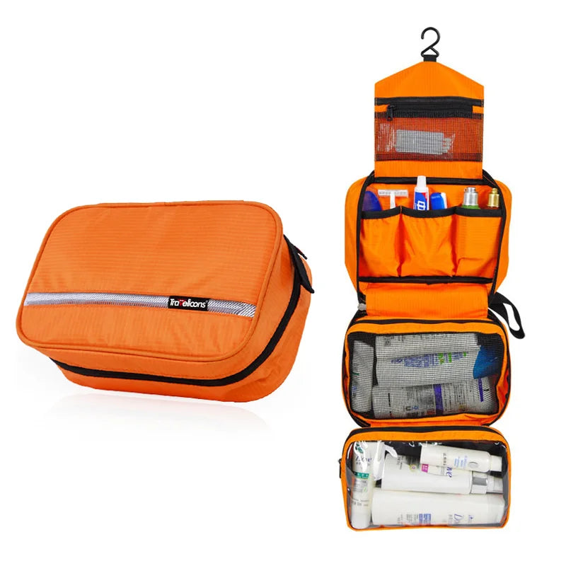 Premium Hanging Travel Toiletry Organizer – Waterproof Cosmetic Bag