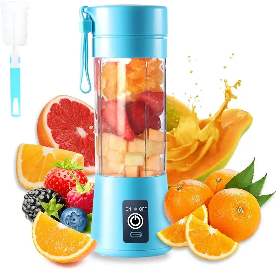 Portable USB Rechargeable Mini Blender – Smoothie & Juice Maker