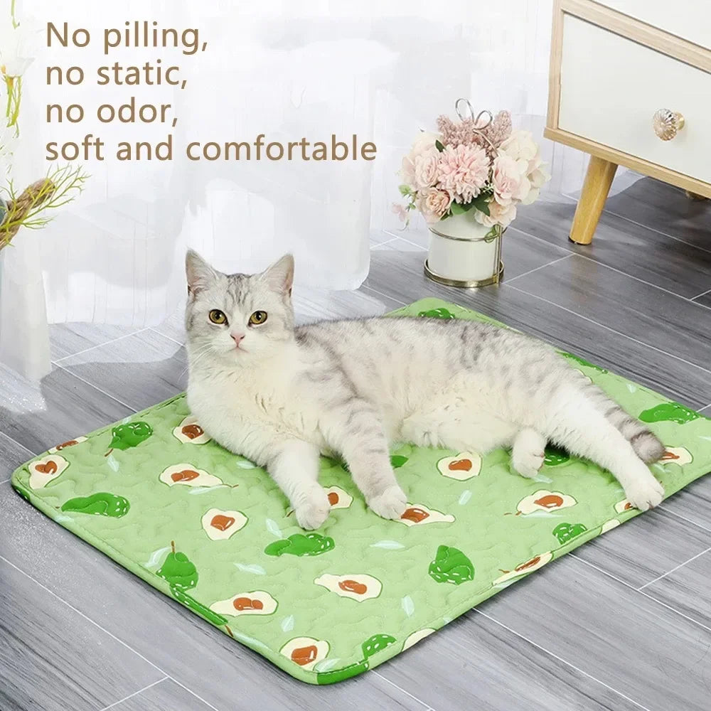 Cooling Pet Mat – Summer Ice Cooling Bed for Dogs & Cats