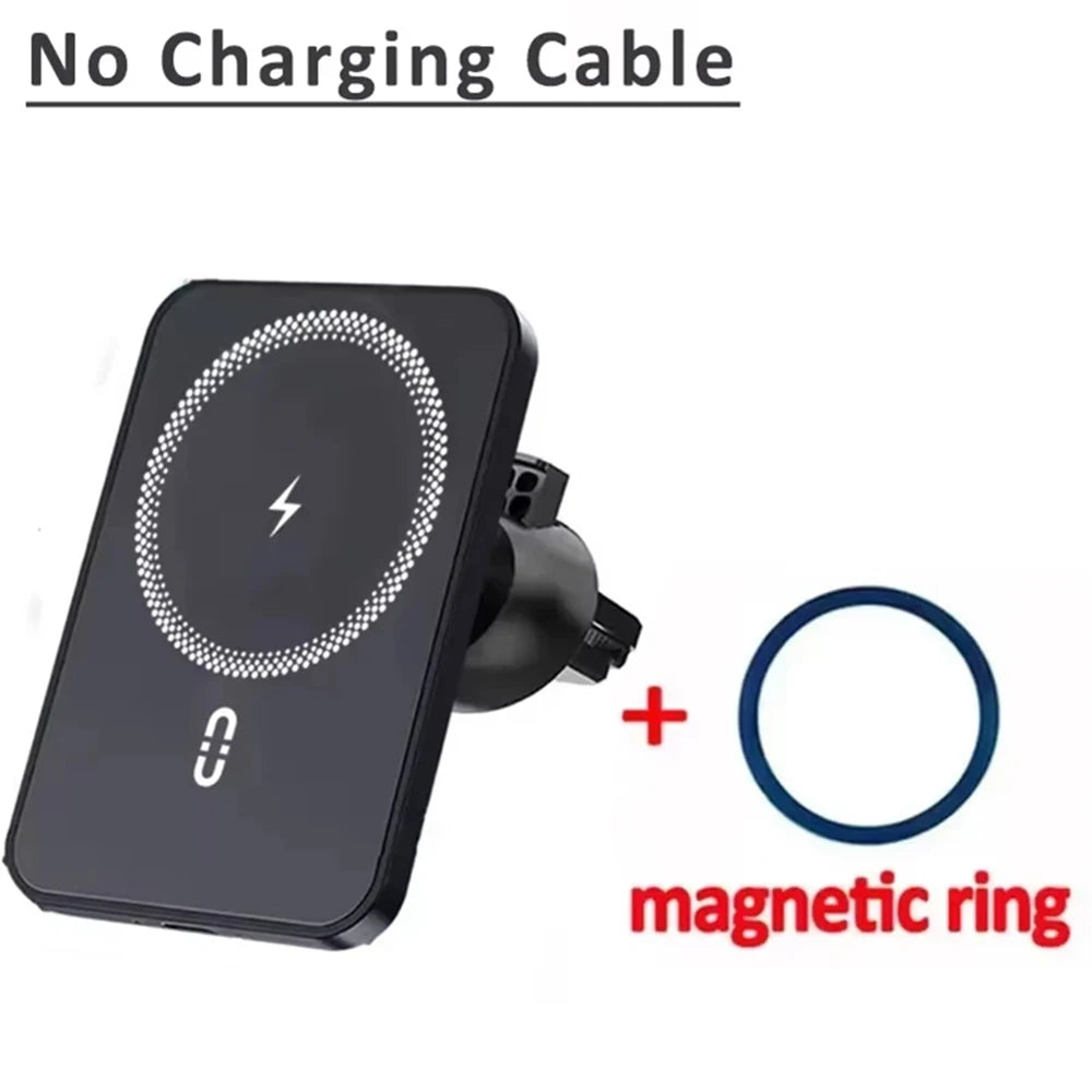30W Magnetic Wireless Car Charger – Fast Charging Phone Mount