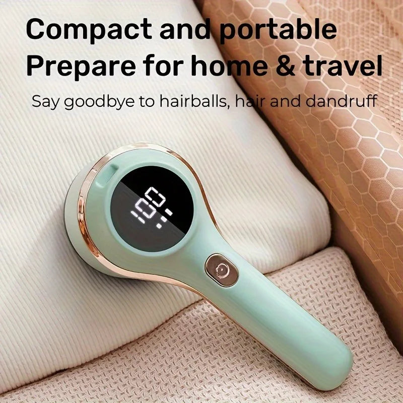USB Rechargeable Lint Remover – Portable Fabric Shaver