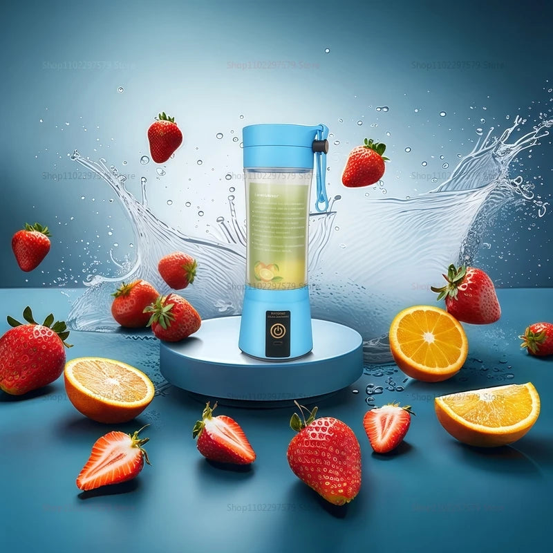 Portable USB Rechargeable Mini Blender – Smoothie & Juice Maker