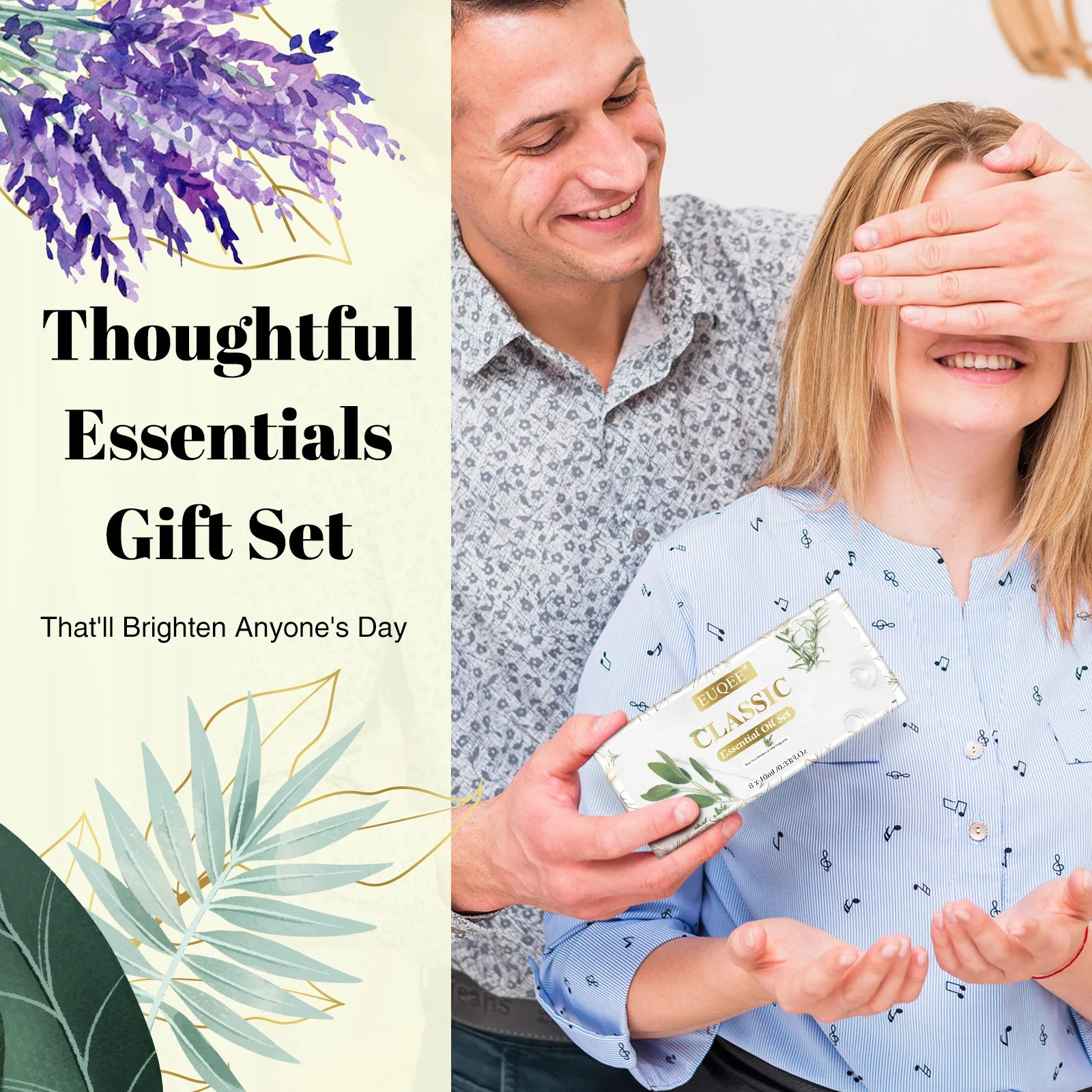 6pcs Aromatherapy Essential Oil Set – Natural Fragrance Oils for Diffuser & Humidifier