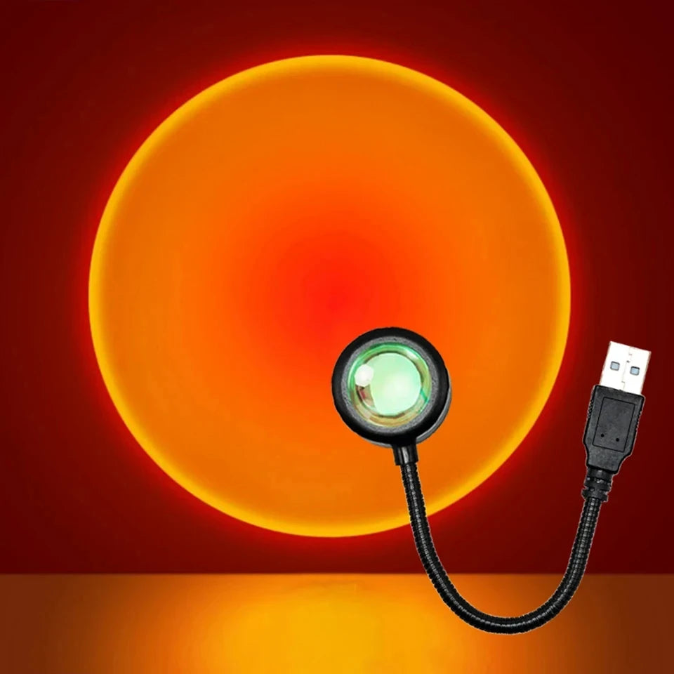 Sunset Projection Lamp – Aesthetic LED Room Decor Light