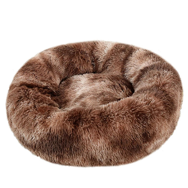 Calming Donut Dog Bed | Soft Plush Anti-Anxiety Pet Bed