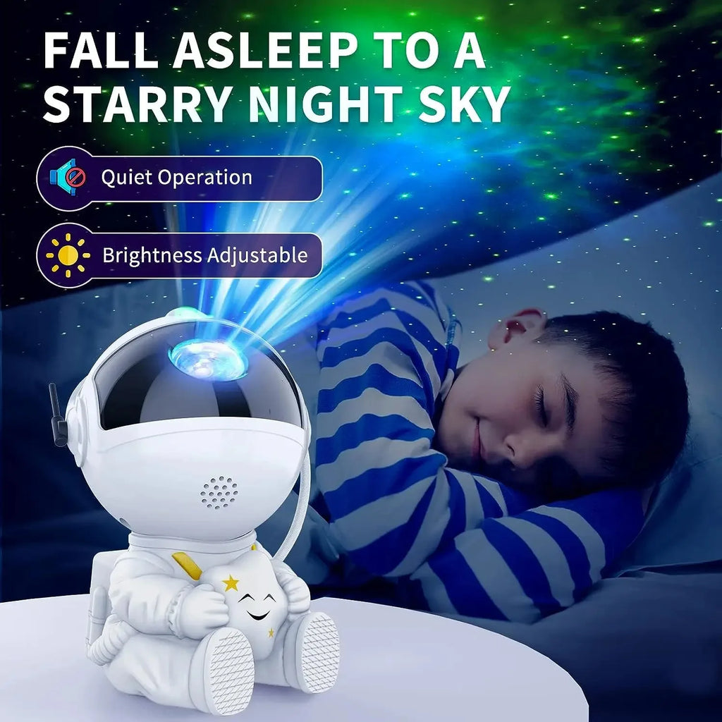 Astronaut Galaxy Star Projector – Night Light for Bedroom & Home Decor