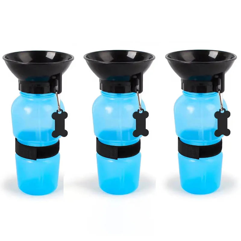 Portable Pet Water Bottle – Leakproof Dog Travel Water Dispenser (500ml)