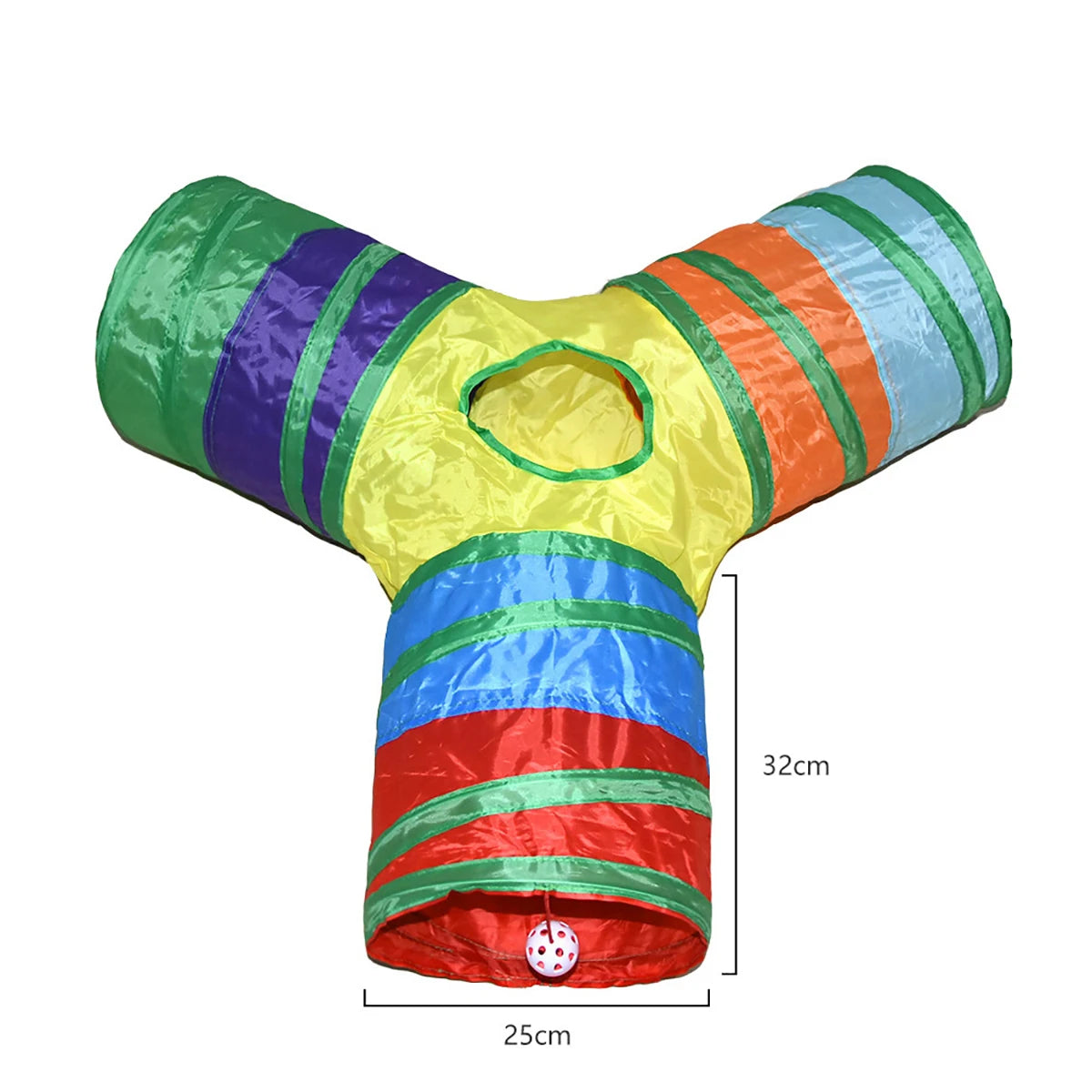 Foldable Pet Play Tunnel – Interactive Cat & Small Dog Toy Tube